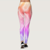 Kleurrijk Abstract Leggings (Achterkant)