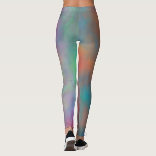 Kleurrijk Abstract Leggings (Achterkant)