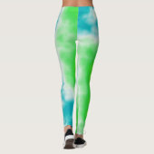 Kleurrijk Abstract Leggings (Achterkant)