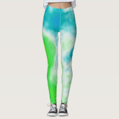 Kleurrijk Abstract Leggings (Voorkant)