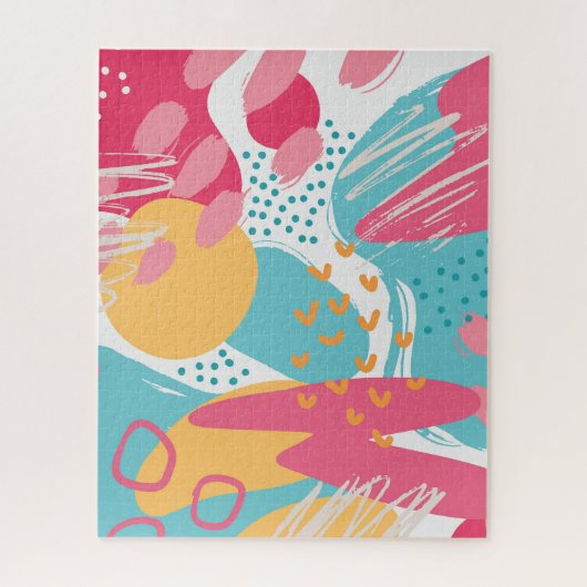 Kleurrijk Abstract Legpuzzel (Verticaal)