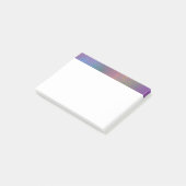 Kleurrijk Abstract met Patterns & Grungy Texture Post-it® Notes (Schuin)