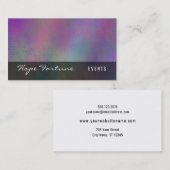 Kleurrijk Abstract met Patterns & Grungy Texture Visitekaartje (Voorkant / Achterkant)