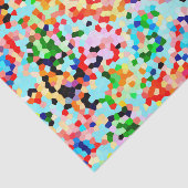 Kleurrijk Abstract modern Confetti patroon Tissuepapier (Detail)