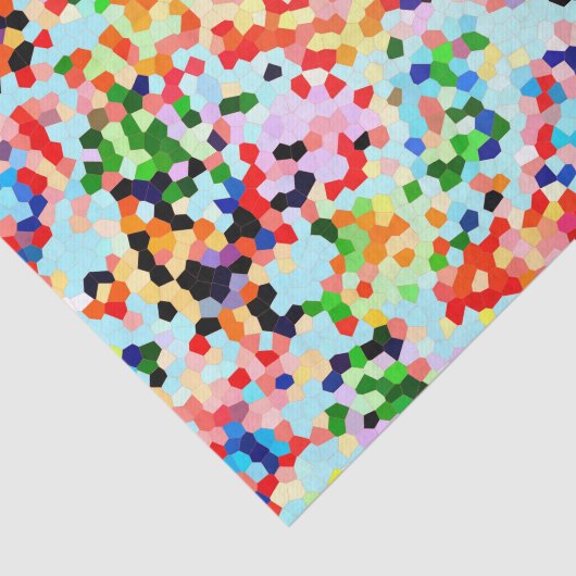 Kleurrijk Abstract modern Confetti patroon Tissuepapier (Detail)