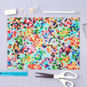 Kleurrijk Abstract modern Confetti patroon Tissuepapier (Craft)