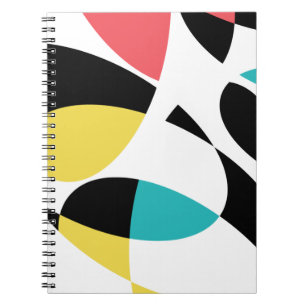 Kleurrijk, abstract, modern, leuk geometrisch patr notitieboek