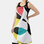 Kleurrijk, abstract, modern, leuk geometrisch patr schort (Insitu)