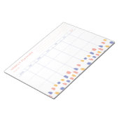 Kleurrijk Abstract | Modern Notitieblok voor weeke (Schuin)