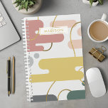 Kleurrijk Abstract modern Planner<br><div class="desc">Organiseer je met deze stijlvolle en moderne planner met een kleurrijk abstract geometrisch ontwerp met gouden accenten. Perfect voor het noteren van notities,  afspraken en takenlijsten. Personaliseer met jouw naam of een speciale boodschap.</div>