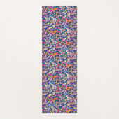 Kleurrijk abstract modern yogamat (Voorkant)