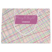 Kleurrijk Abstract Monogram tarantpatroon Groot Cadeauzakje (Voorkant)