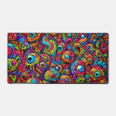 Kleurrijk Abstract monster Bureaumat (Voorkant)