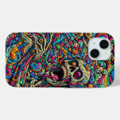 Kleurrijk Abstract monster Case-Mate iPhone Case (Achterkant (horizontaal))