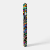 Kleurrijk Abstract monster iPhone 15 Case (Linkerkant)