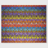 Kleurrijk Abstract mozaïekpatroon #4 Cadeaupapier (Vlak)