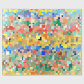 Kleurrijk Abstract mozaïekpatroon #7 Cadeaupapier (Vlak)