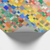 Kleurrijk Abstract mozaïekpatroon #7 Cadeaupapier (Hoek)