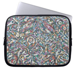 Kleurrijk Abstract Mozaïekpatroon Laptophoes  Laptop Sleeve
