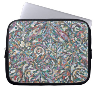 Kleurrijk Abstract Mozaïekpatroon Laptophoes  Laptop Sleeve