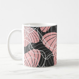 Kleurrijk abstract, naadloos artistiek patroon. koffiemok