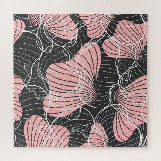 Kleurrijk abstract, naadloos artistiek patroon. legpuzzel (Horizontaal)