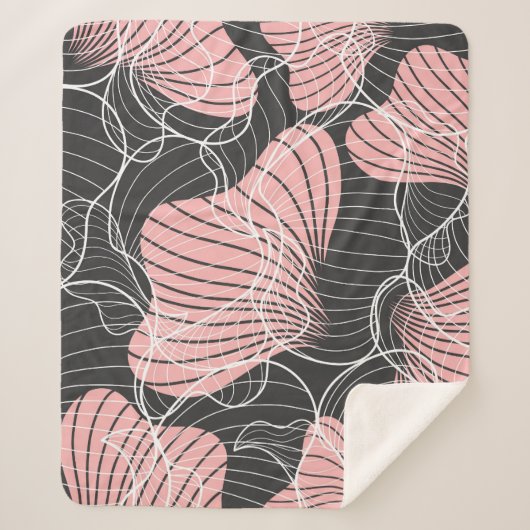 Kleurrijk abstract, naadloos artistiek patroon. sherpa deken (Voorkant)