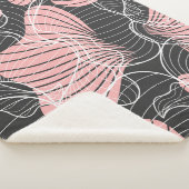 Kleurrijk abstract, naadloos artistiek patroon. sherpa deken (3/4)