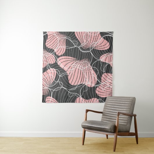 Kleurrijk abstract, naadloos artistiek patroon. wandkleed (In situ)