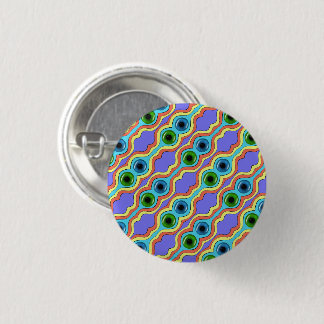 Kleurrijk Abstract Naadloos Handgetekend Patroon Ronde Button 3,2 Cm