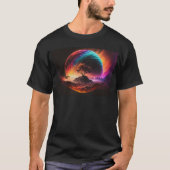 kleurrijk abstract natuurlijk T-shirt (Voorkant)