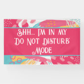 Kleurrijk Abstract - Niet storen modus Spandoek (Horizontaal)