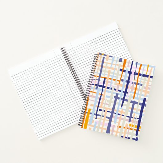 Kleurrijk Abstract Notitieboek (Binnen)