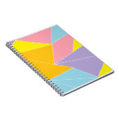 Kleurrijk Abstract Notitieboek (Rechterzijde)