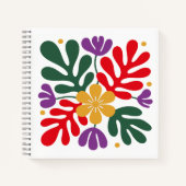 Kleurrijk Abstract Notitieboek Bloemrijk Matisse S (Voorkant)