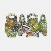 Kleurrijk abstract oerwoud bedankdoosjes (Uitgevouwen)