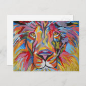 Kleurrijk Abstract Oerwoud Briefkaart (Voorkant / Achterkant)