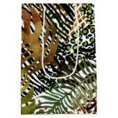 Kleurrijk abstract oerwoud medium cadeauzakje (Achterkant)