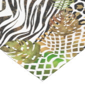 Kleurrijk abstract oerwoud medium tafelloper (Hoek)