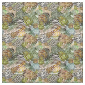 Kleurrijk abstract oerwoud stof (Swatch)