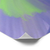 Kleurrijk abstract olieverfschilderij poster (Hoek)