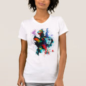 Kleurrijk abstract ontwerp als een waterkleur! t-shirt (Voorkant)