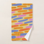 Kleurrijk abstract ontwerp bad handdoek (Handdoek)