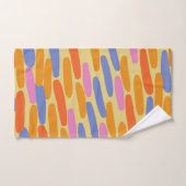 Kleurrijk abstract ontwerp bad handdoek (Handdoek)