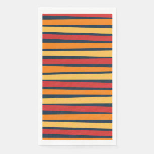 Kleurrijk abstract ontwerp met lijnen servet