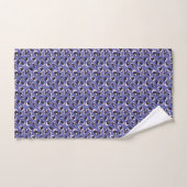 Kleurrijk Abstract Paars Dierprint Bad Handdoek (Handdoek)