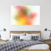 Kleurrijk Abstract Paars roze roze roodgeel Canvas Afdruk (Insitu (Slaapkamer))