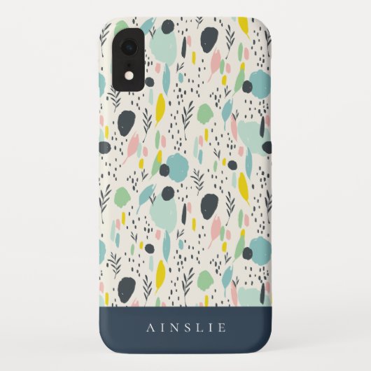 Kleurrijk Abstract pastoleringspatroon Case-Mate iPhone Case (Achterkant)