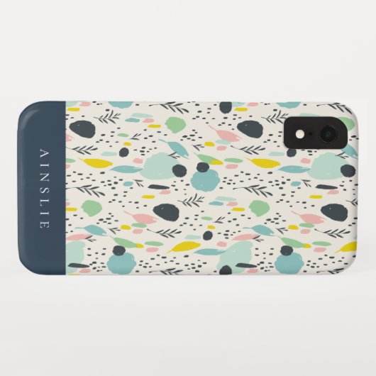 Kleurrijk Abstract pastoleringspatroon Case-Mate iPhone Case (Achterkant (horizontaal))