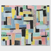 Kleurrijk Abstract Patchwork Patroon (2) Cadeaupapier (Vlak)